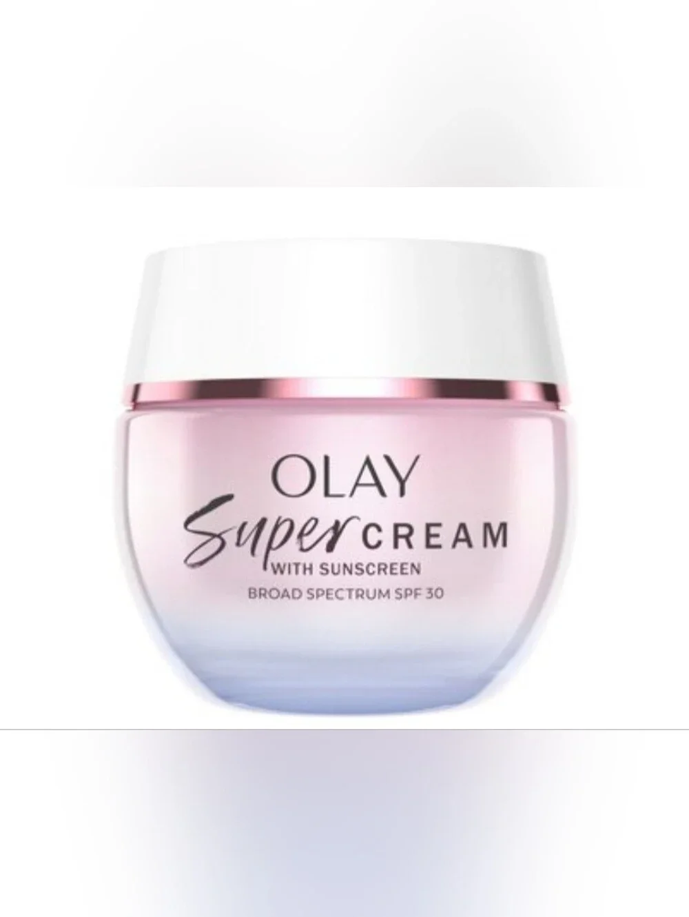 NWT Olay Super Cream Facial Moisturizer with SPF 30, 1.7 oz
